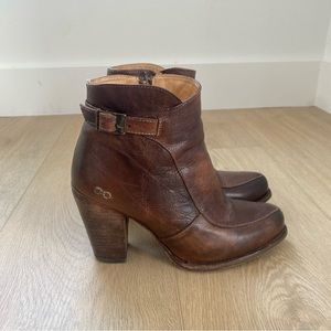 Bed Stu Isla Cobbler Bootie Brown Rustic Womens Size 10